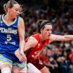Fever vs Wings Paige Bueckers Caitlin Clark tense moment