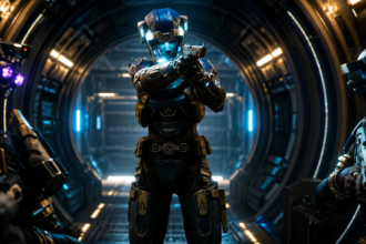 The Expanse: Osiris Reborn spaceship and crew in deep space