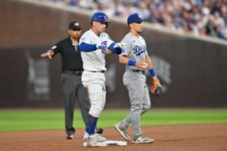 Dodgers losing streak - Wrigley Field marquee