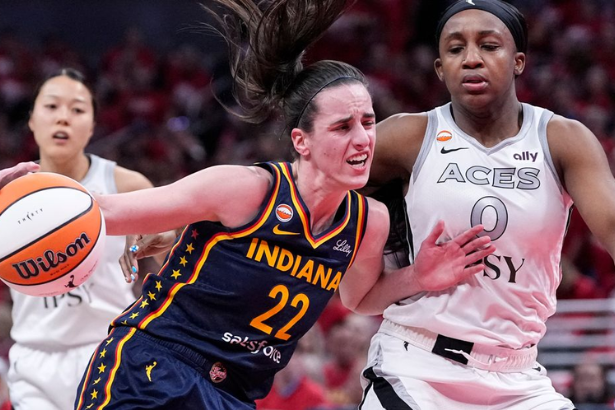 WNBA playoffs Caitlin Clark leading Indiana Fever against Aces