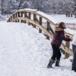 Snow this week falling across Colorado mountain peaks