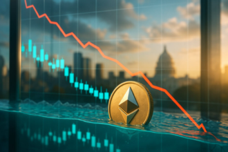 Ethereum price chart showing ETH breaking higher