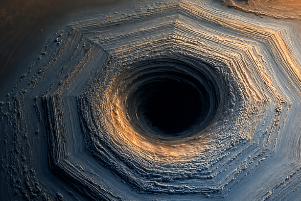 Saturn south pole 10-sided atmospheric wave captured by Hubble