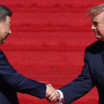 U.S.-China supply chain containers moving through a U.S. port