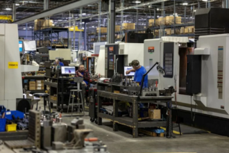 U.S. manufacturing factory production output falls