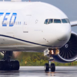 United Airlines Dubai flight suspension Newark Boeing 777