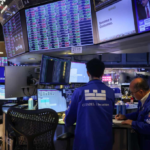 Stock market news today showing Dow S&P 500 and Nasdaq under pressure