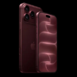 iPhone 18 Pro variable aperture camera in burgundy