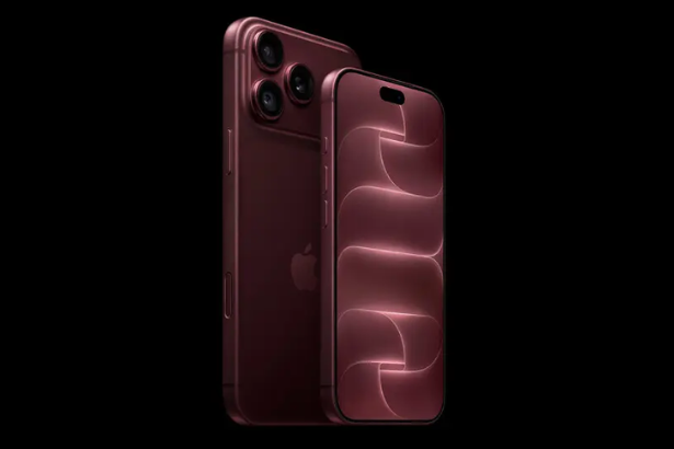 iPhone 18 Pro variable aperture camera in burgundy