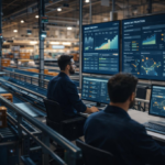 AI in supply chain management analyzing demand, inventory and logistics data
