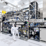ASML EUV lithography equipment used to manufacture advanced semiconductor chips