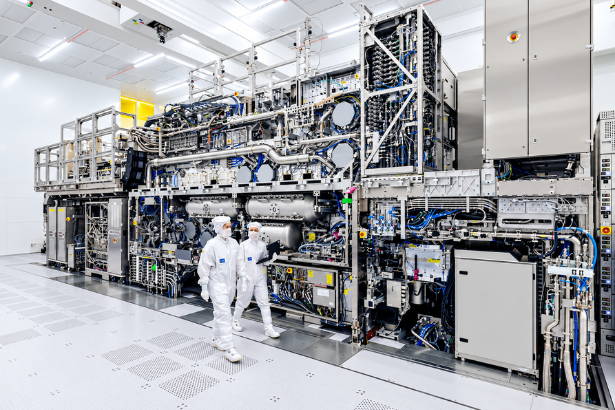 ASML EUV lithography equipment used to manufacture advanced semiconductor chips