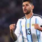 Argentina vs Bolivia 4-0 players celebrating after the match