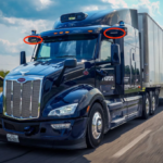autonomous trucks US driverless Class 8 truck on highway