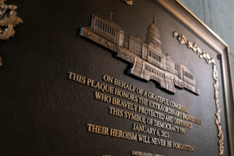 Capitol Police plaque lawsuit dismissal and January 6 memorial plaque