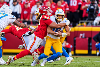 Chargers vs Chiefs game recap showing Kansas City defeating Los Angeles 22-6 in October 2026