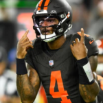 Deshaun Watson leading the Browns during Thursday Night Football