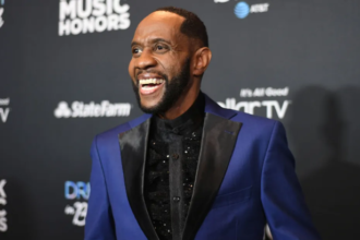Freddie Jackson performing R&B music during his career
