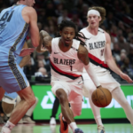 Grizzlies vs Trail Blazers players competing during the October 29, 2026, NBA game