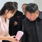 Kim Jong Un visiting a clothing and footwear exhibition in Pyongyang on October 19, 2026