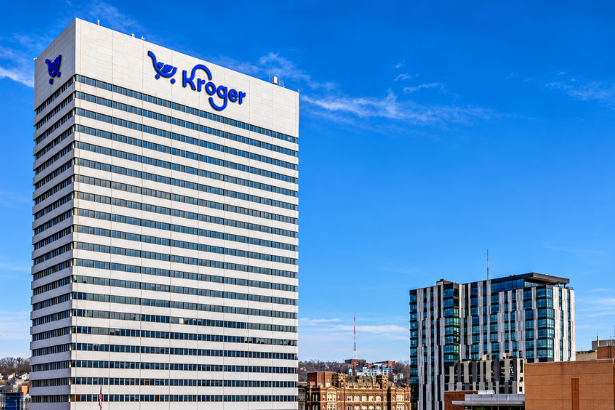 Kroger layoffs announcement and corporate headquarters in Cincinnati, Ohio