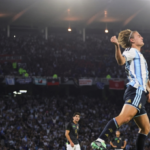 Argentina vs Bolivia Nico Paz celebrating his goal