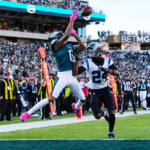 Panthers vs Eagles Week 6 game showing Carolina's 25-14 victory over Philadelphia