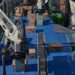 Supply chain automation using autonomous warehouse robots
