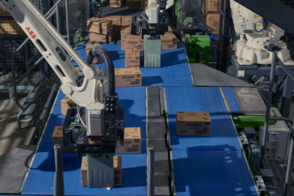 Supply chain automation using autonomous warehouse robots
