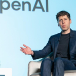 Sam Altman OpenAI CEO in a technology industry portrait