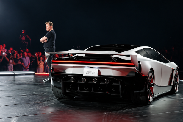Tesla flying car Roadster prototype unveiled in October 2026