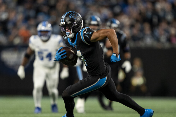 Lions vs Panthers Tetairoa McMillan 192 yards two touchdowns