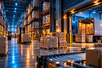 U.S. supply chain pressures as inventory fills warehouse space ahead of holiday demand